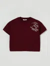Msgm T-shirt  Kids Kids Color Brown In Red