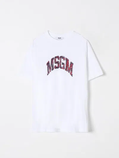 Msgm T-shirt  Kids Kids Color Cream