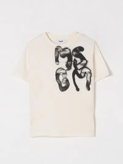Msgm T-shirt  Kids Kids Color Cream