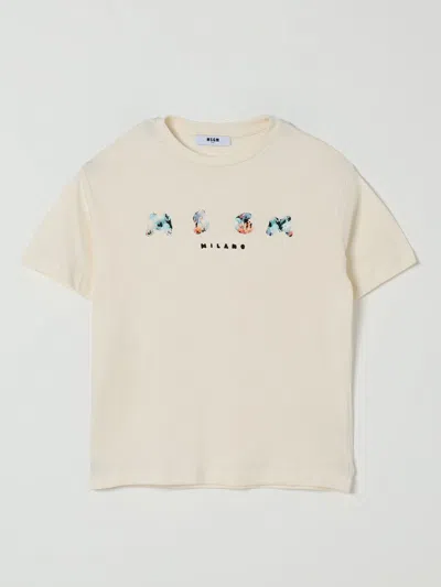 Msgm T-shirt  Kids Kids Color Cream