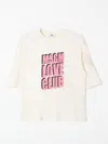 Msgm T-shirt  Kids Kids Color Cream In Cream