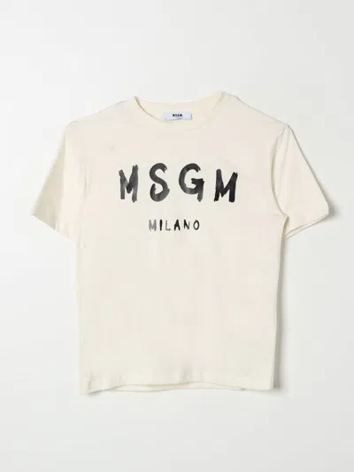 Msgm T-shirt  Kids Kids Colour Cream