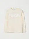 Msgm T-shirt  Kids Kids Color Cream In White