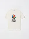 Msgm Cube-print T-shirt In White