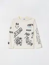 Msgm T-shirt  Kids Kids Color Cream In White