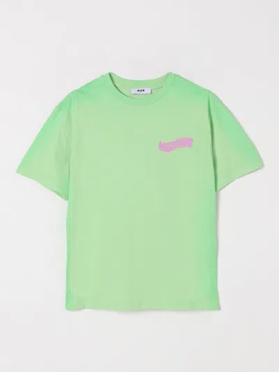 Msgm T-shirt  Kids Kids Color Green In Grün