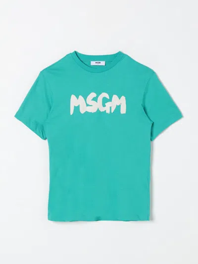 Msgm T-shirt  Kids Kids Color Green In Grün