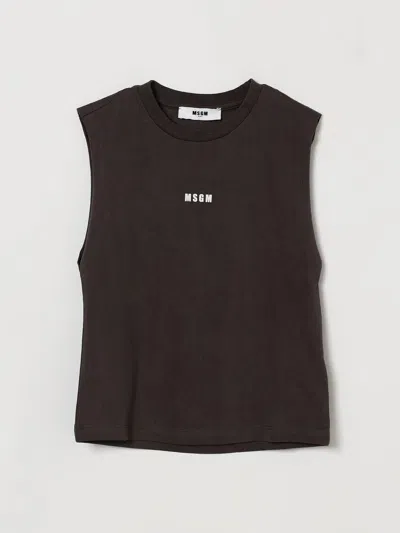 Msgm Sweater Kids  Kids In Metallic