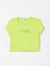 Msgm T-shirt  Kids Kids Color Lime In Lime