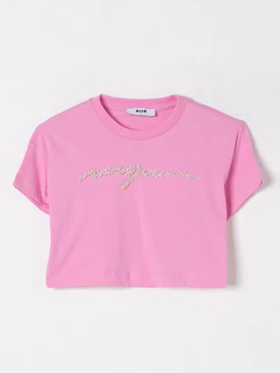 Msgm T-shirt  Kids Kids Colour Pink