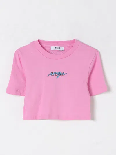 Msgm T-shirt  Kids Kids Color Pink