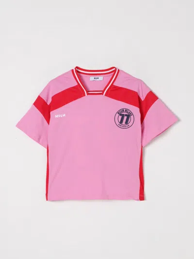 Msgm T-shirt  Kids Kids Colour Pink