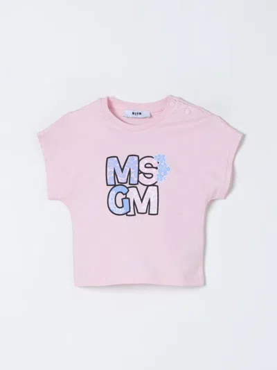 Msgm Babies' T-shirt  Kids Kids Color Pink