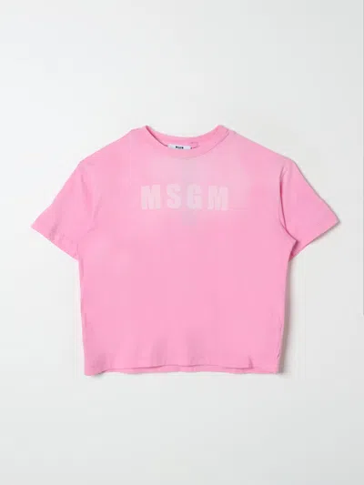Msgm T-shirt  Kids Kids Colour Pink