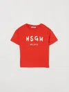 Msgm Babies' T-shirt Kids  Kids In Red