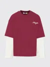 Msgm T-shirt  Kids Kids Color Red In Burgundy