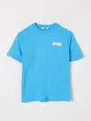 Msgm T-shirt  Kids Kids Color Turquoise In Turquoise