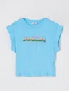 Msgm T-shirt  Kids Kids Color Turquoise
