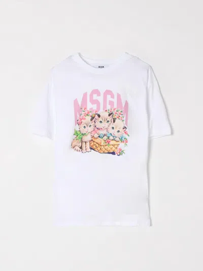 Msgm T-shirt  Kids Kids Color White
