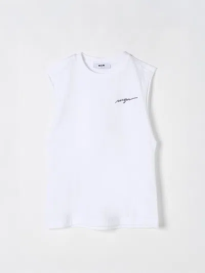 Msgm T-shirt  Kids Kids Colour White