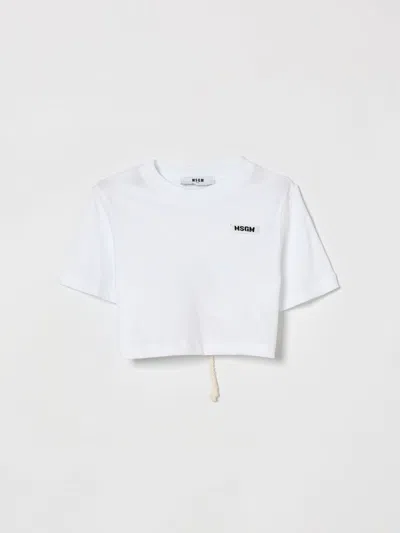 Msgm T-shirt Kids  Kids In White