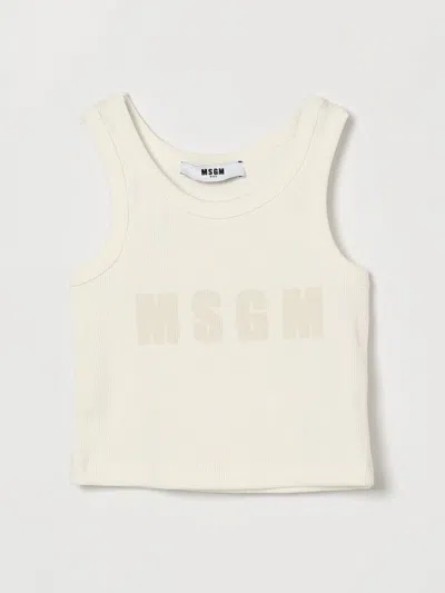 Msgm Top Kids  Kids In White