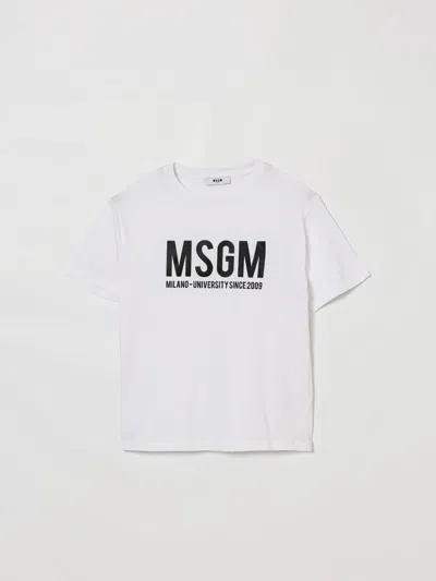 Msgm T-shirt Kids  Kids In White
