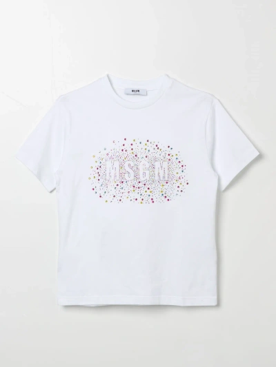 Msgm T-shirt  Kids Kids In White