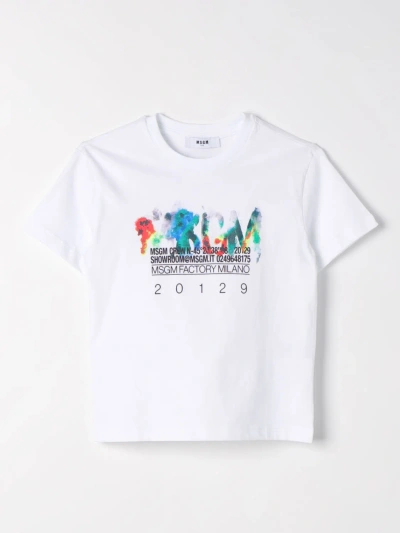 Msgm T-shirt  Kids Kids Colour White