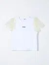 Msgm T-shirt  Kids Kids Color White In White