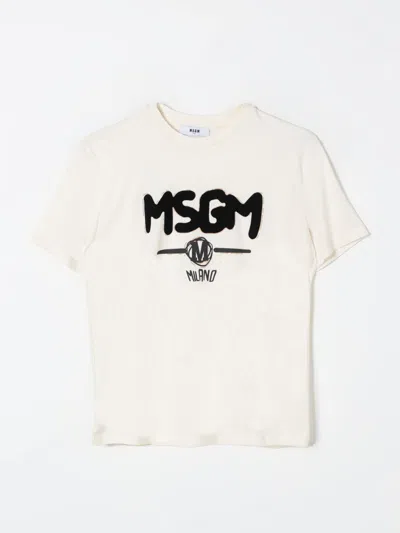 Msgm T-shirt  Kids Kids Color White In Weiss