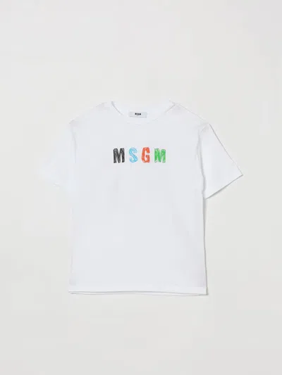 Msgm T-shirt Kids  Kids In Yellow