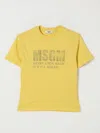 Msgm T-shirt  Kids Kids Color Yellow
