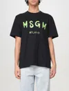Msgm T-shirt  Men Color Black In Black