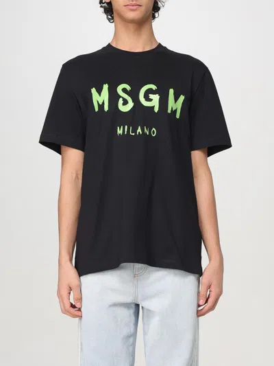 Msgm T-shirt  Men Color Black