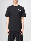 Msgm Slogan-print Cotton T-shirt In Black