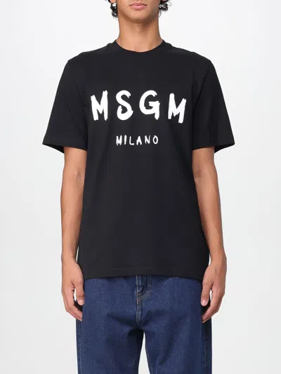 Msgm T-shirt  Men Color Black