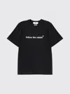 Msgm Follow The Rabbit T-shirt In Black