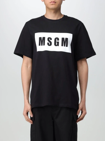 Msgm T-shirt  Men Colour Black