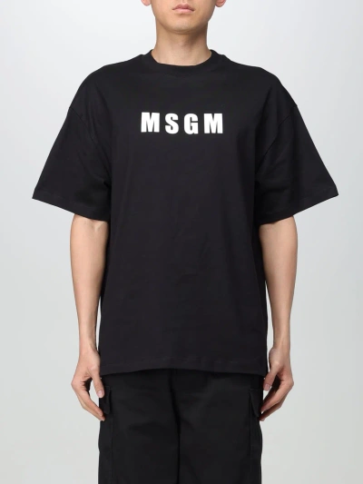 Msgm T-shirt  Men Color Black