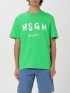 Msgm T-shirt  Men Color Green