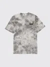 Msgm T-shirt With Logo In Gray