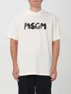 Msgm T-shirt  Men Color Natural