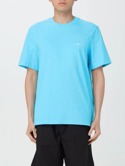 Msgm T-shirt  Men Colour Turquoise