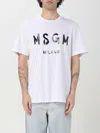 Msgm Branded T-shirt In White