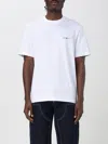 Msgm Embroidered-logo Cotton T-shirt In White