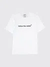Msgm Follow The Rabbit T-shirt In White