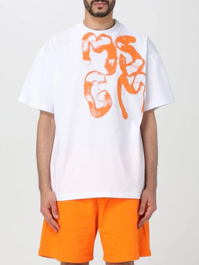 Msgm T-shirt  Men Colour White