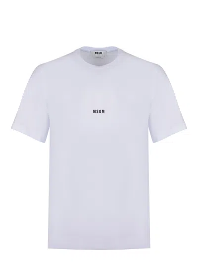 Msgm T-shirt  In Blue