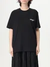 Msgm Crewneck T-shirt In Black